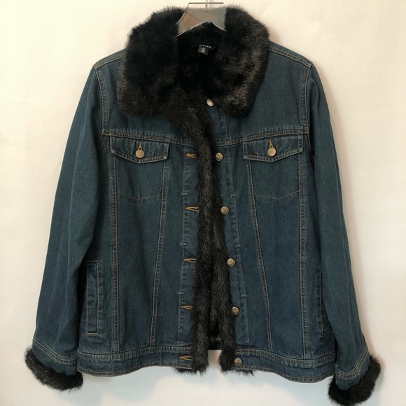 dennis basso denim jacket